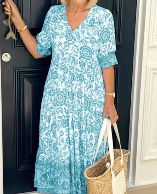 Zevora - Elegant Midi Dress