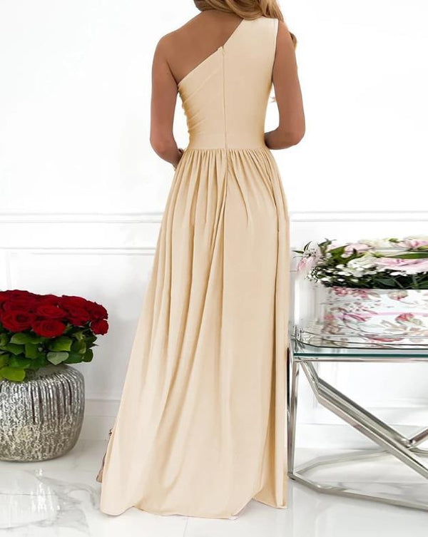 Luna | One-Shoulder Cutout Maxi Dress