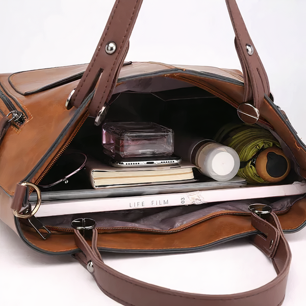 LINA | VINTAGE-INSPIRED LEATHER BAG