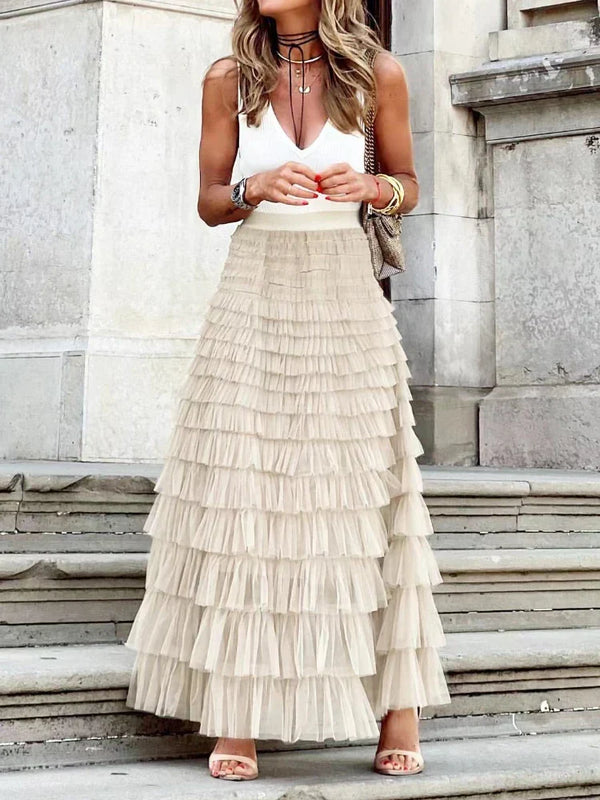 La Vie and Lace Maxi Skirt