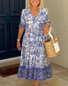 Zevora - Elegant Midi Dress