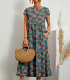 Roselle - Chic Floral Dress