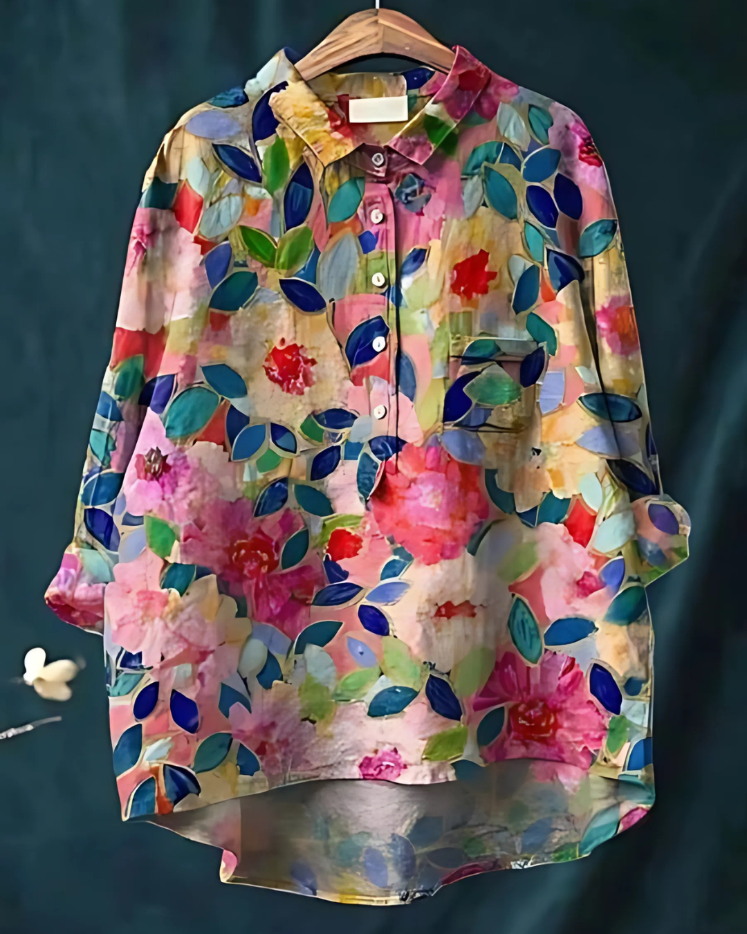 Effie | Artistic Floral Blouse