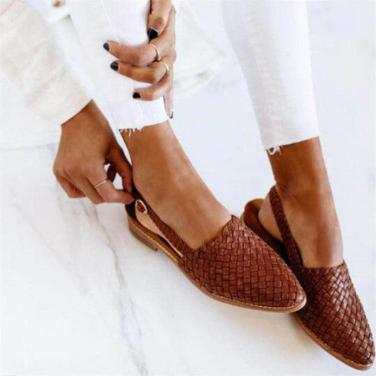 Honora | Chic Woven Slingbacks