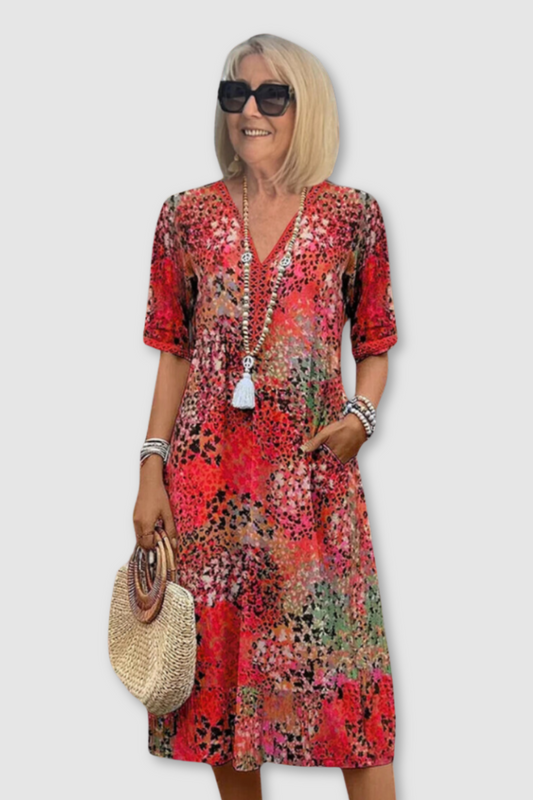 Cayenne | Flowing Boho Dress