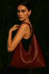 Vintage PU Tote & Wallet Set