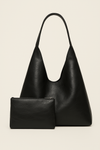 Vintage PU Tote & Wallet Set