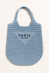 Plaited Raffia Beach Tote