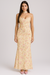 Two-piece Strapless Off-Shoulder Maxi Dress