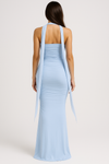 Two-piece Strapless Off-Shoulder Maxi Dress