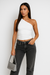 Casual Assymmetric One-Shoulder Tank Top