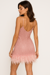 Feather Mini Dress