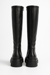 Black Venom Leather Boots