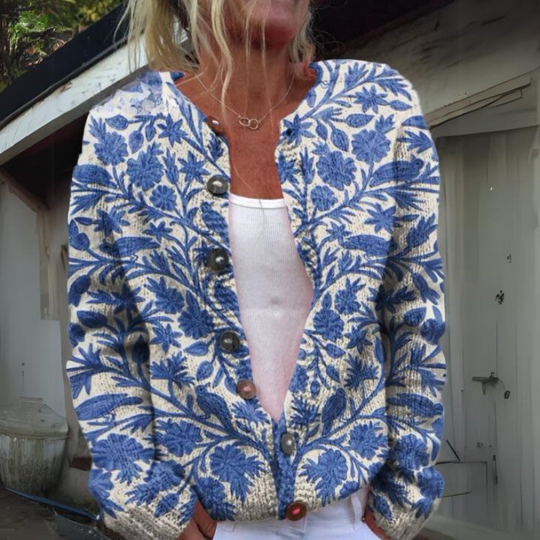 Freya | Floral Print Cardigan