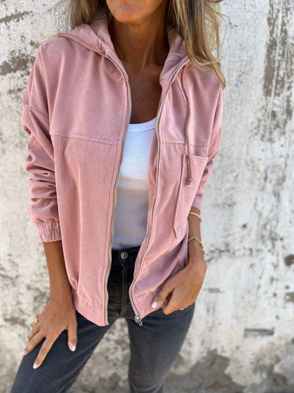 Audrey | Casual Jacket With Hood