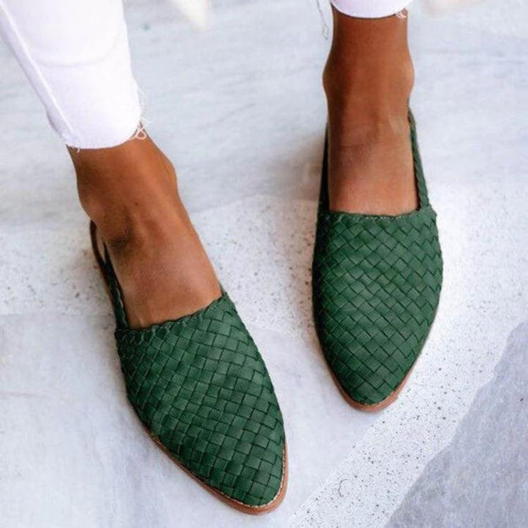 Honora | Chic Woven Slingbacks