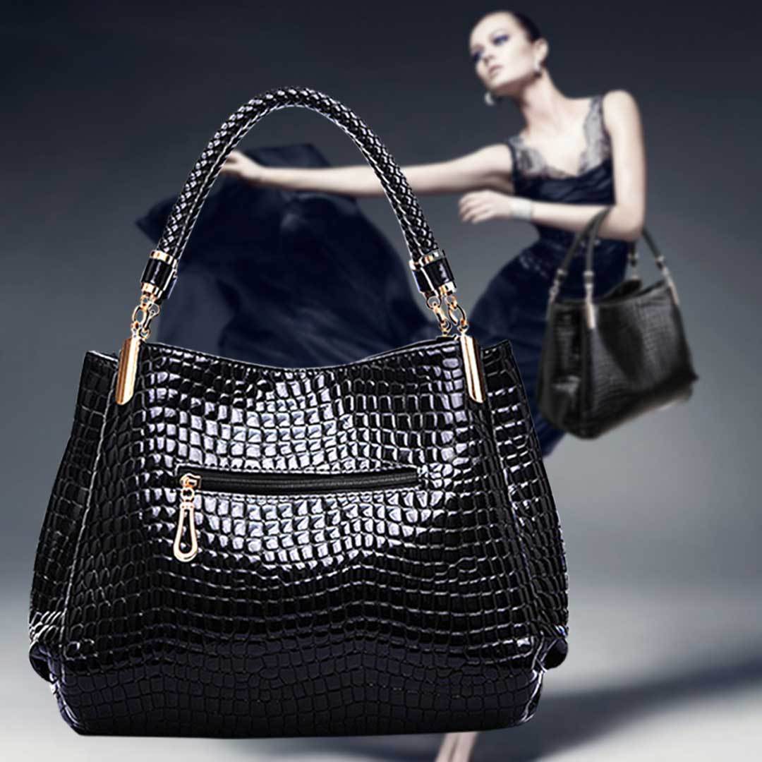 Annie™ | Stylish Crocodile-Pattern Handbag