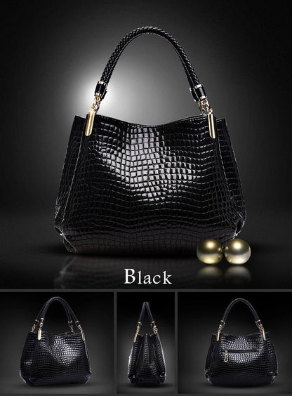 Annie™ | Stylish Crocodile-Pattern Handbag