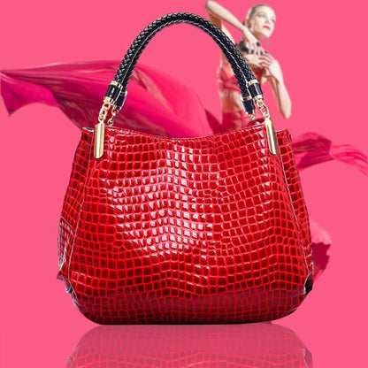 Annie™ | Stylish Crocodile-Pattern Handbag