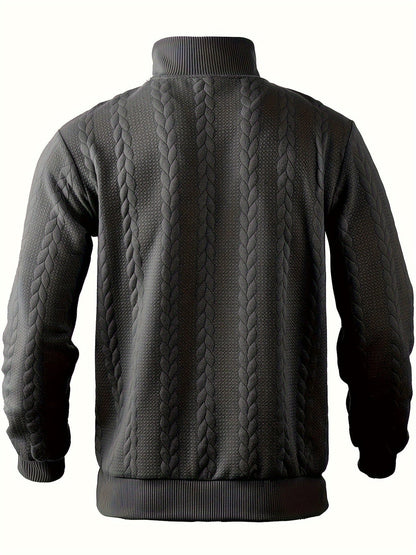 Remy™ | Vintage Men’s Sweater with Zipper