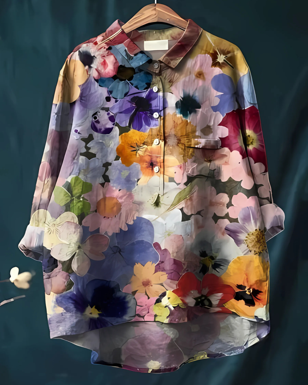 Effie | Artistic Floral Blouse