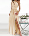Luna | One-Shoulder Cutout Maxi Dress
