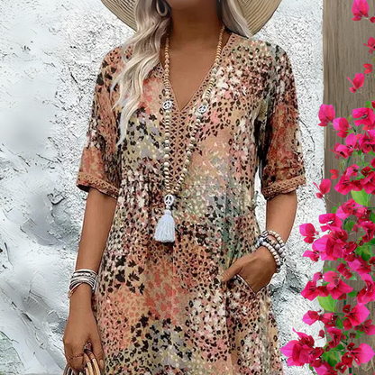 Cassandra | Flowing Boho Dress