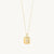 Celestial Gold Pendant Necklace