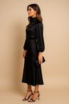 High Waist Midi Dress
