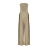 Wide Leg Strapless Jumpsuit