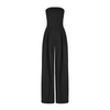 Wide Leg Strapless Jumpsuit