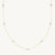 Round Freshwater Pearl Gold Chain Necklace