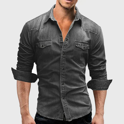 Dylan™ | Retro Denim shirt