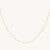 Gold Beaded Chain Necklace