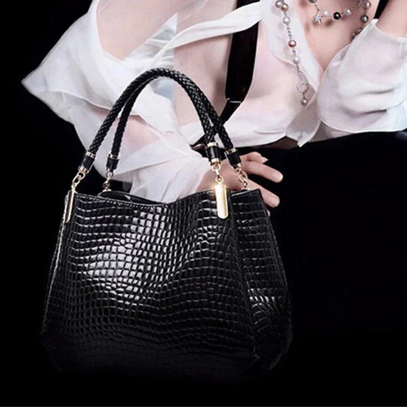 Annie™ | Stylish Crocodile-Pattern Handbag