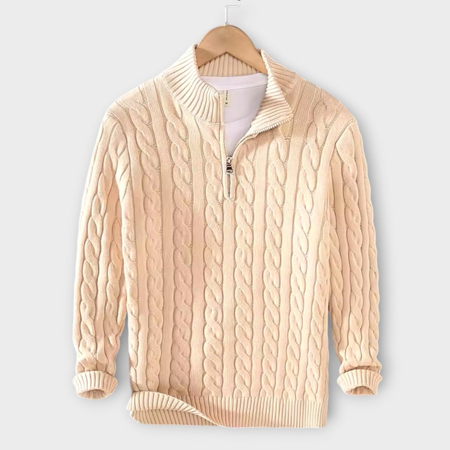 Luca™ | Elegant Half-Zip Sweater