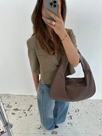 Jill | Luxe Braided Handbag