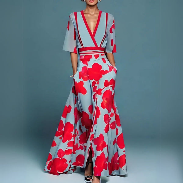 Lila - Elegant Wrap Dress