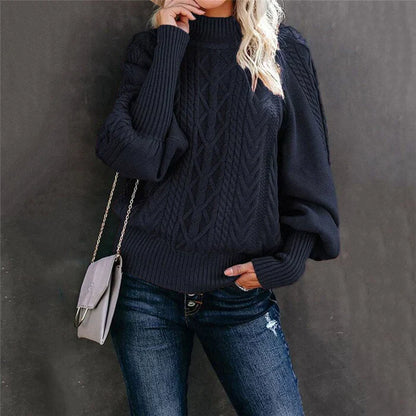 Sarah | Cable Knit Turtleneck