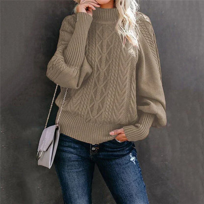 Sarah | Cable Knit Turtleneck