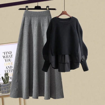 Bea™ | Relaxed Sweatshirt & Skirt Set