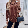 Relaxed Velvet Shirt