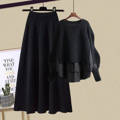 Bea™ | Relaxed Sweatshirt & Skirt Set