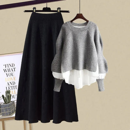 Bea™ | Relaxed Sweatshirt & Skirt Set