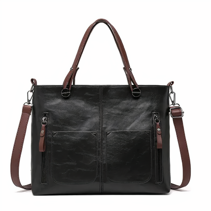 Elizabeth™ | Vintage-Style Leather Shoulder Bag