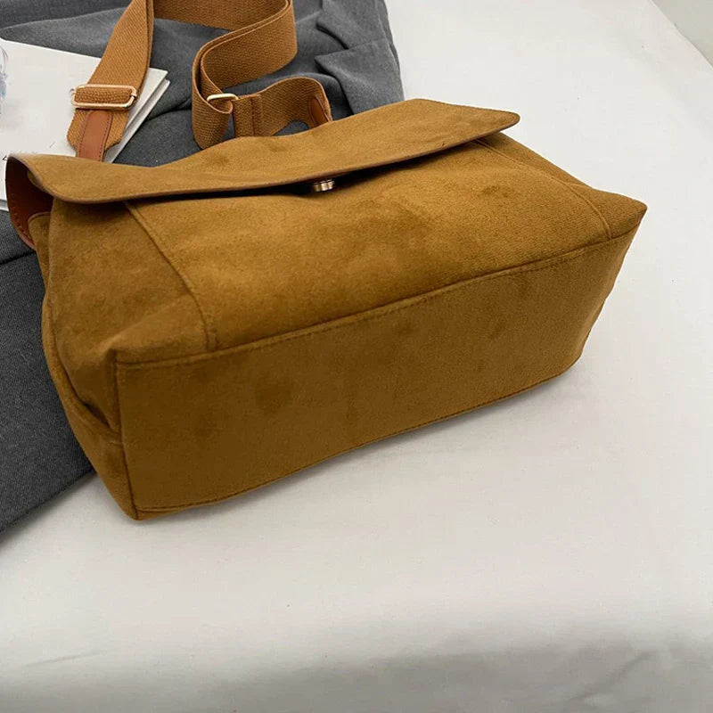 Chloe™ | Vintage Suede Shoulder Bag