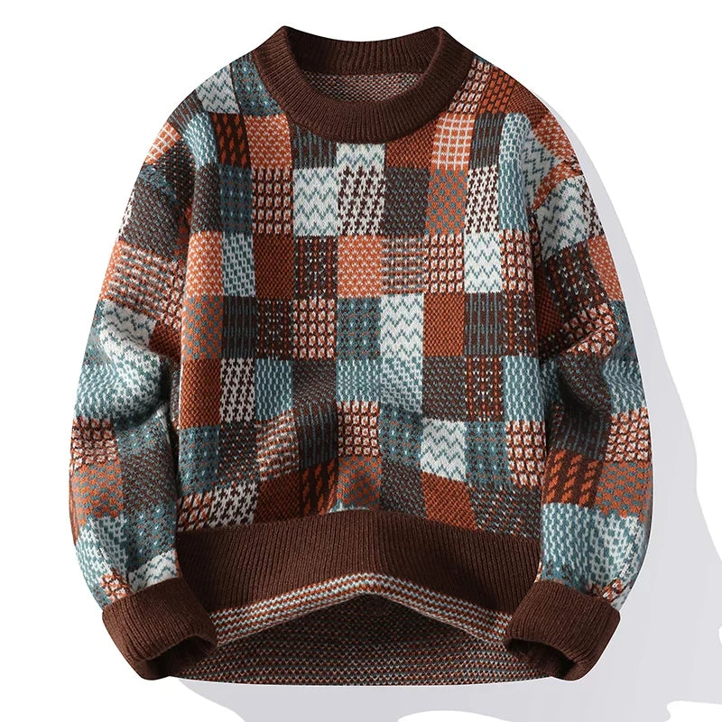 Ivor™ | Vintage Patchwork Sweater