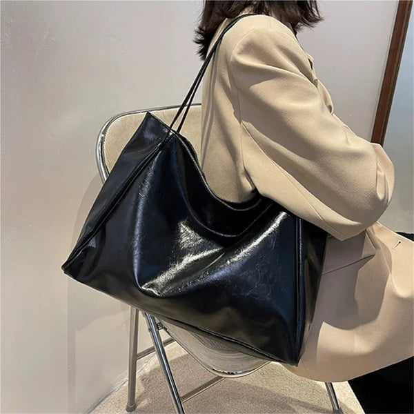LISA | SPACIOUS BROWN TOTE