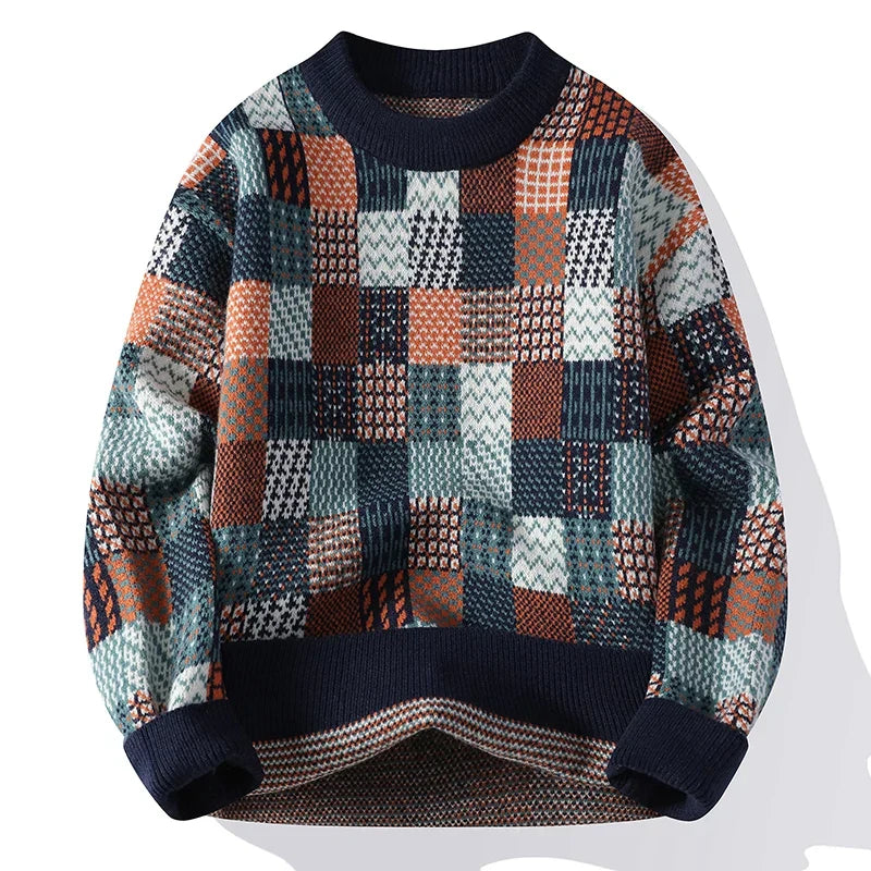 Ivor™ | Vintage Patchwork Sweater