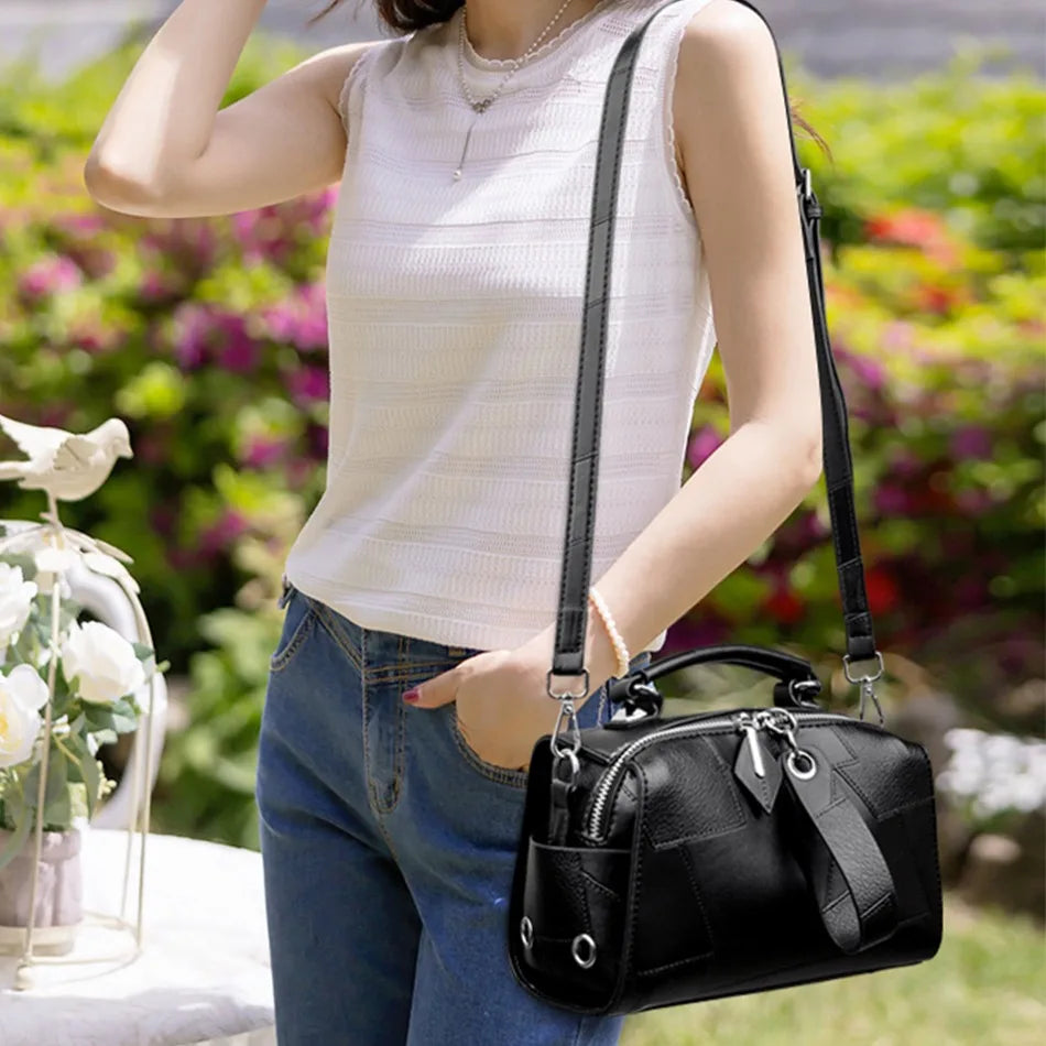 Daisy™ | Elegant Leather Handbag